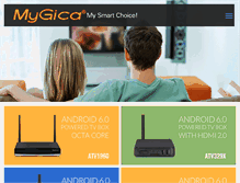 Tablet Screenshot of mygica.com